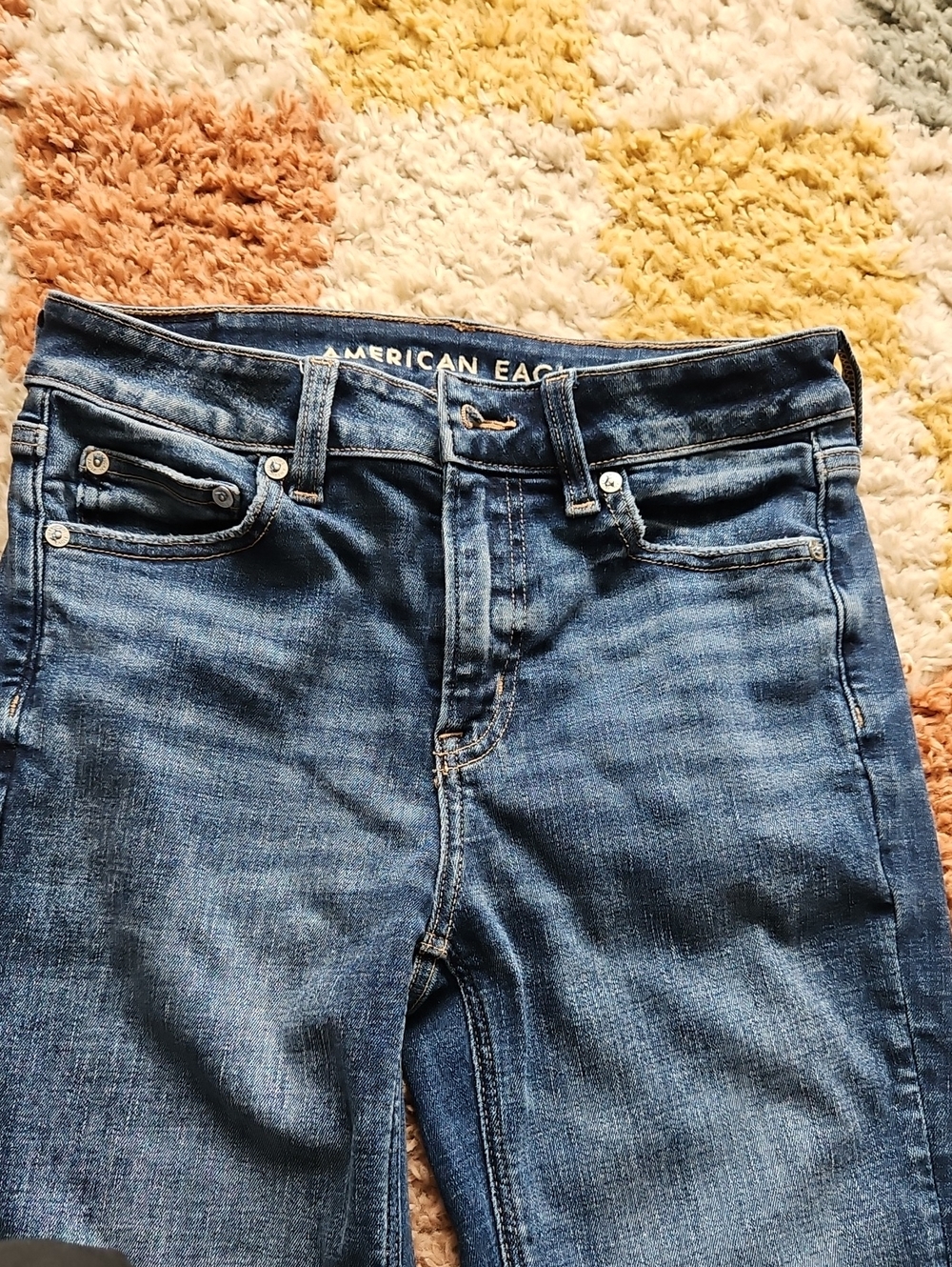 Medium Was. Perfect Condition. American Eagle The Stacked Jeans.